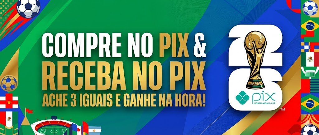 COMPRE NO PIX & RECEBA NO PIX — Ache 3 iguais e ganhe na hora!